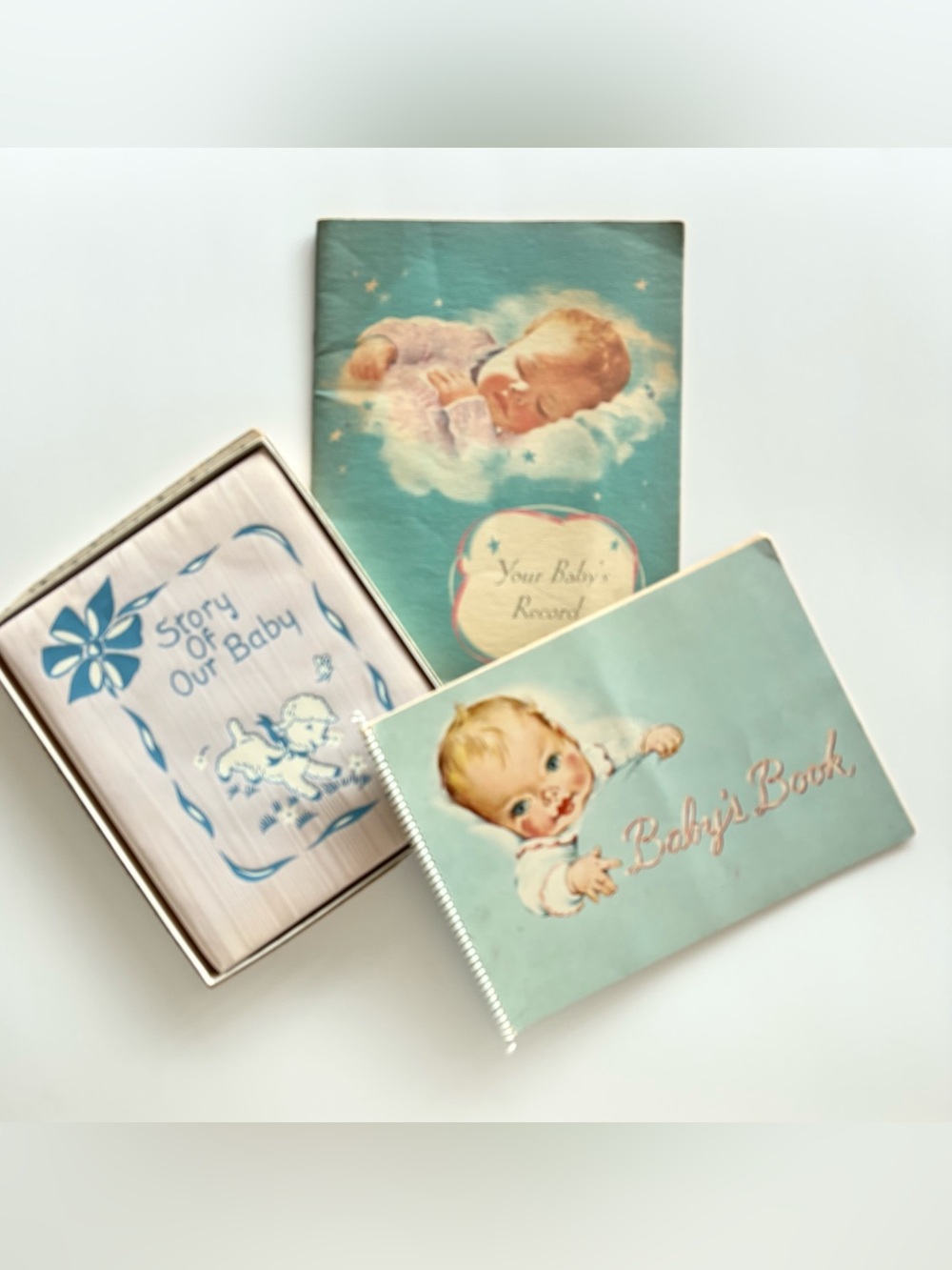 Vintage Unused Baby Books